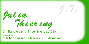 julia thiering business card